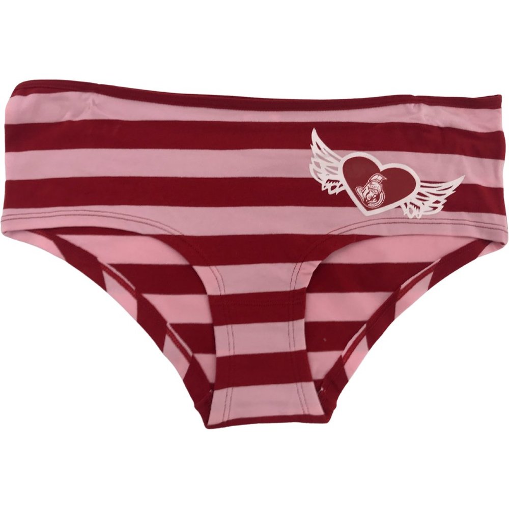 NHL | Women's Boycut Ottawa Senators Underwear | Pink, Red & Grey | Various Size - Picture 2 of 6